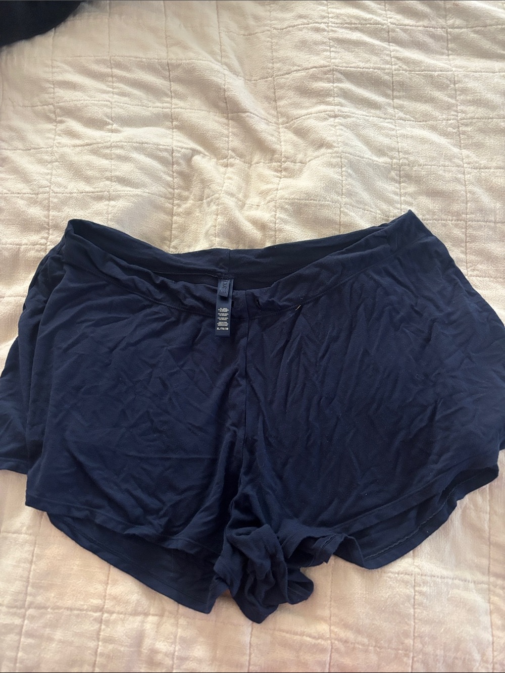 Skims Women’s Navy Sleep Shorts